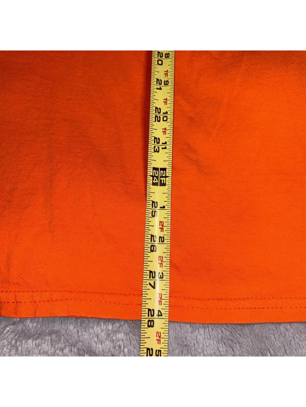 Harley Davidson Orange Long Sleeve Hunter's Moon Lafayette, IN Medium Bikercore - Picture 5 of 6